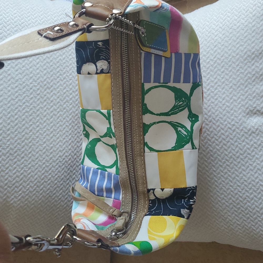 Coach Hamptoms Patchwork Hobo Bag - Picture 5 of 17